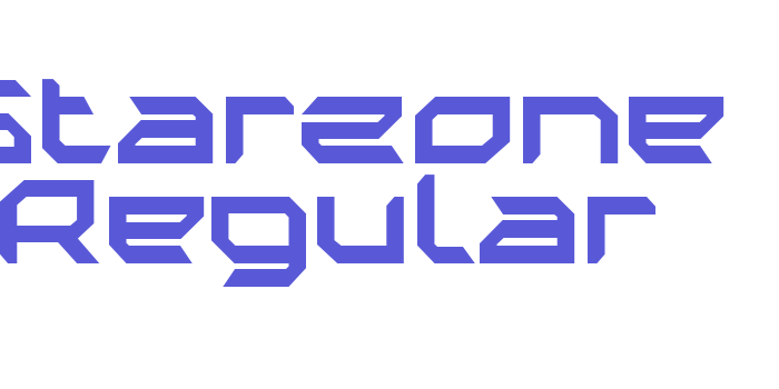 Starzone Regular Font