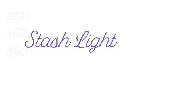 Stash Light font free