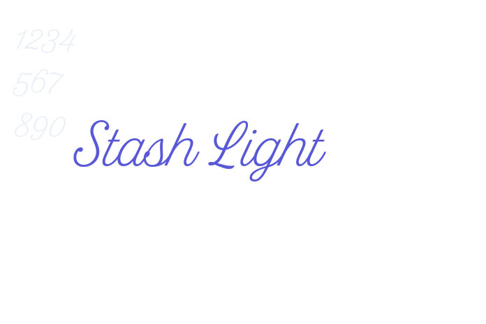 Stash Light font free