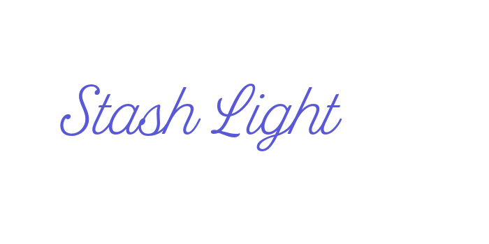 Stash Light Font