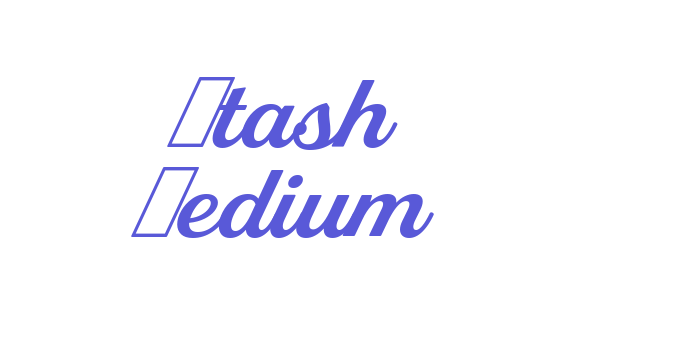 Stash Medium Font