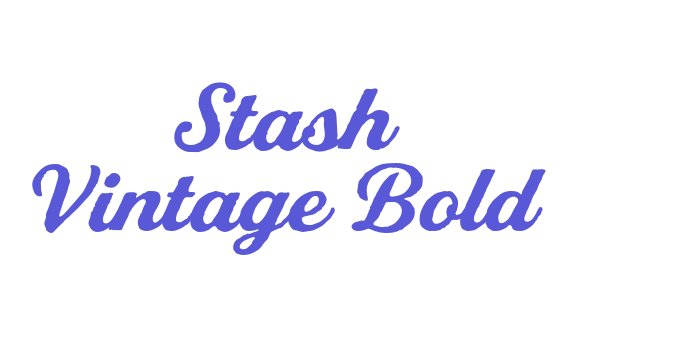 Stash Vintage Bold Font Download