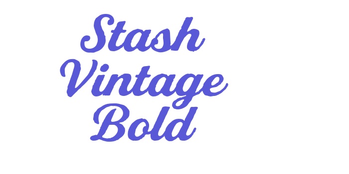 Stash Vintage Bold Font