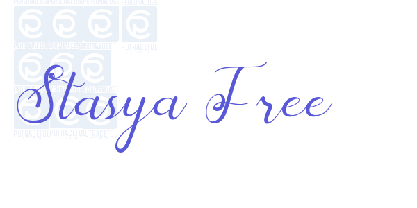 Stasya Free font free