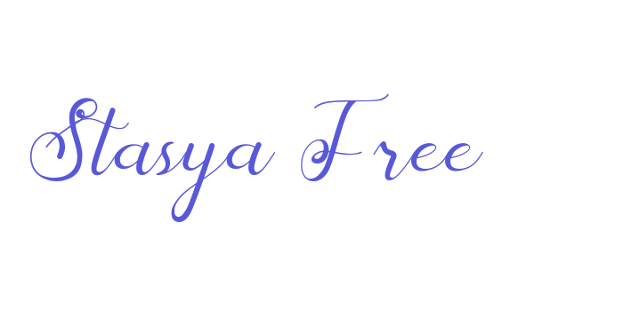 Stasya Free Font Download