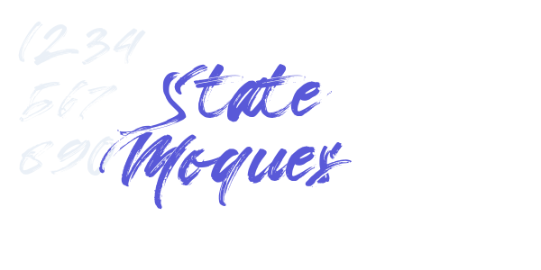 State Moques font free