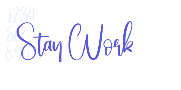 Stay Work font