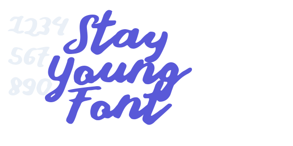 Stay Young Font font free