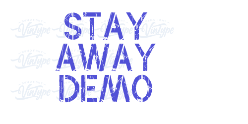 Stay Away Demo-font-download