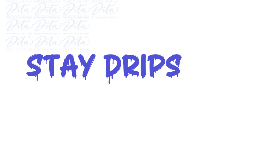 Stay Drips-font-download