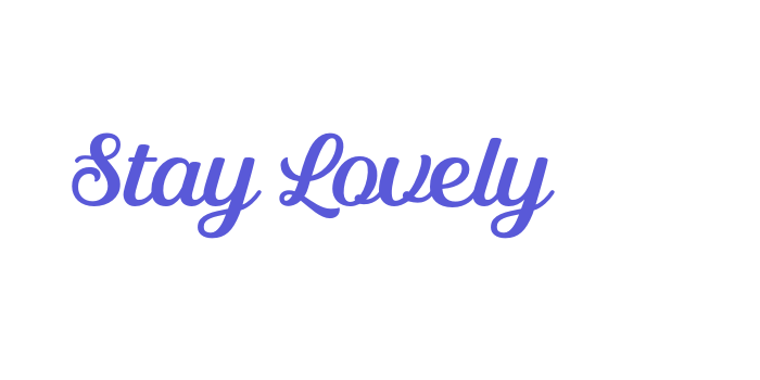 Stay Lovely Font Download