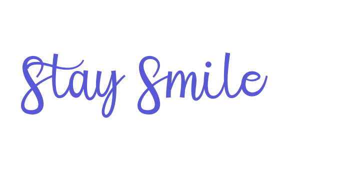 Stay Smile Font