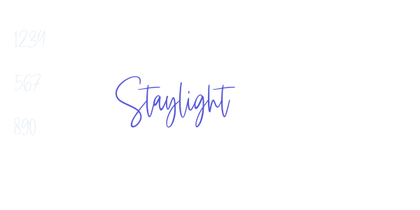 Staylight font free