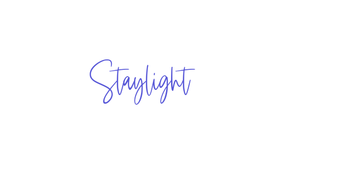 Staylight Font