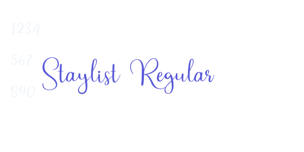 Staylist Regular font