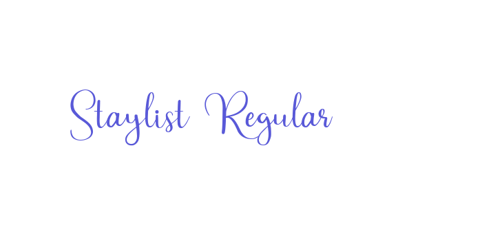 Staylist Regular Font Download