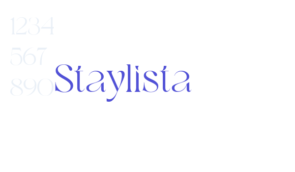 Staylista font download