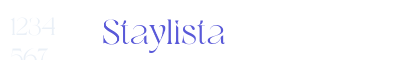 Staylista font download