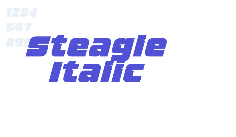 Steagle Italic-font-download