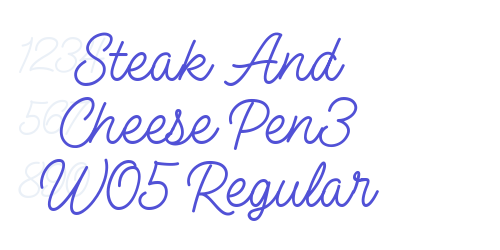Steak And Cheese Pen3 W05 Regular-font-download
