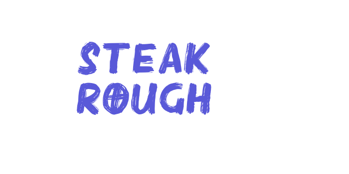 Steak Rough Font Download