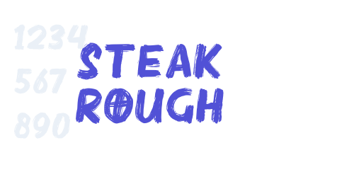 Steak Rough-font-download