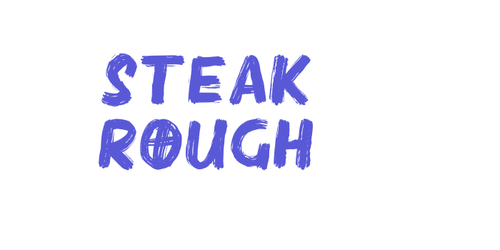 Steak Rough Font