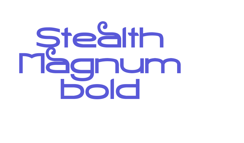 Stealth Magnum Bold Font Download