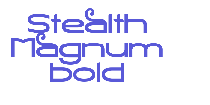 Stealth Magnum Bold Font Download