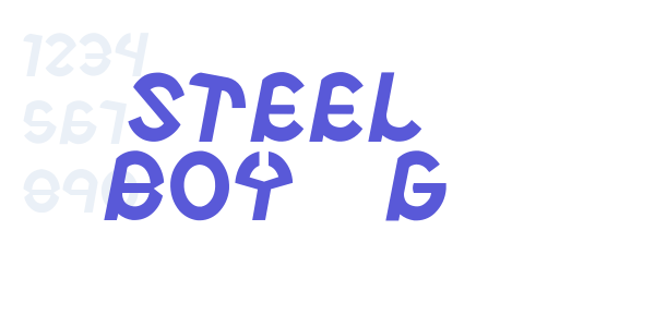 Steel Boy__G font free