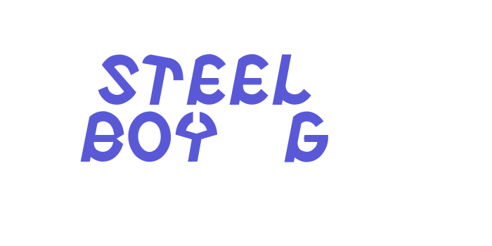 Steel Boy__G Font Download