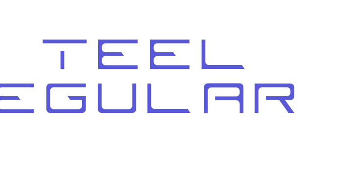 Steel Regular Font