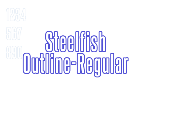 Steelfish Outline-Regular