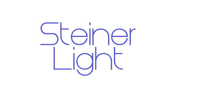 Steiner Light Font Download