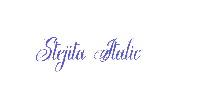 Stejita Italic Font Download