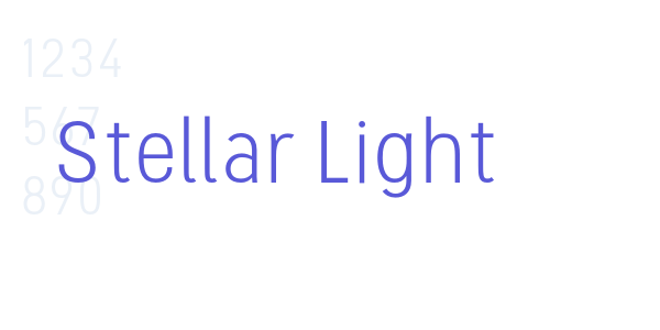 Stellar Light font free