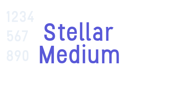 Stellar Medium font free