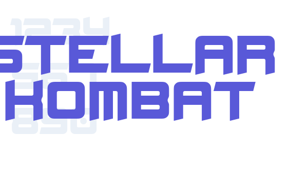 Stellar Kombat Font