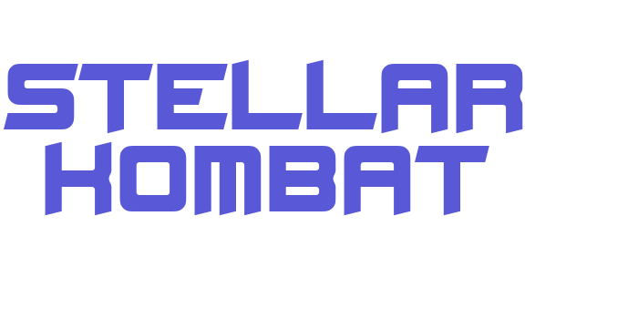 Stellar Kombat Font