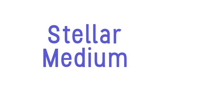 Stellar Medium Font Download