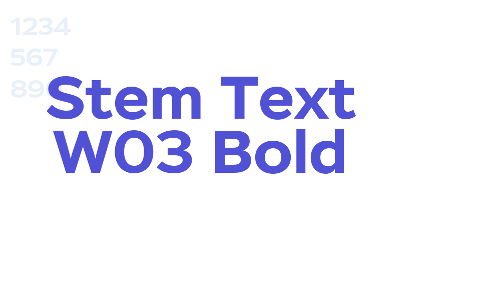 Stem Text W03 Bold-font-download