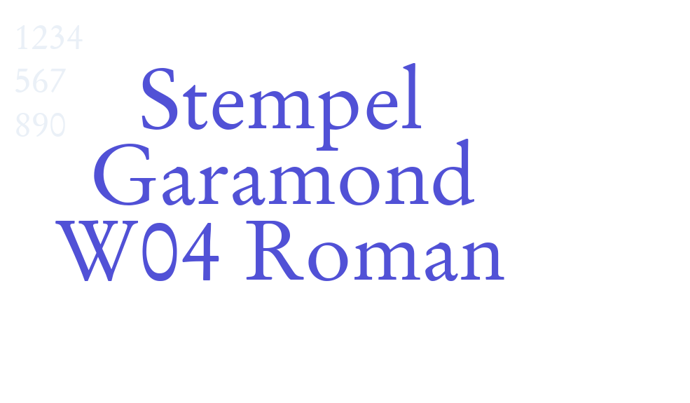 Stempel Garamond W04 Roman-font-download