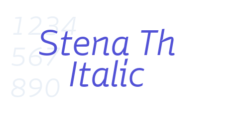 Stena Th Italic-font-download