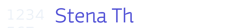 Stena Th-font