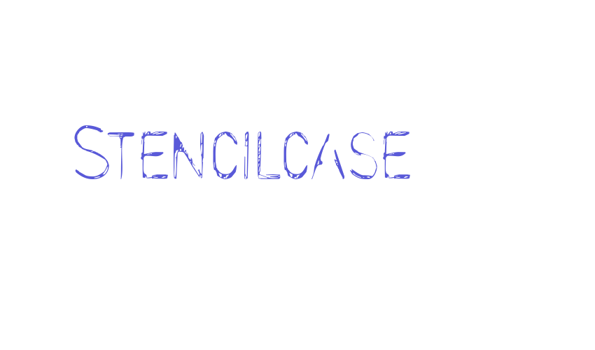 Stencilcase Font