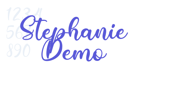 Stephanie Demo font free