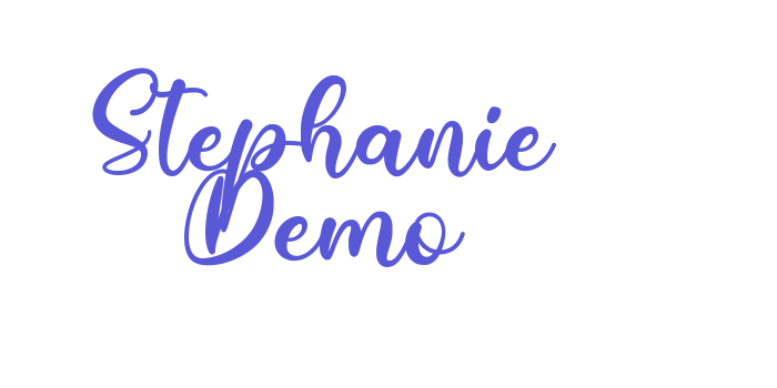 Stephanie Demo Font Download