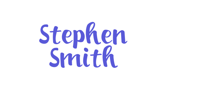 Stephen Smith Font Download