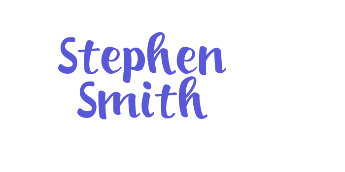 Stephen Smith Font