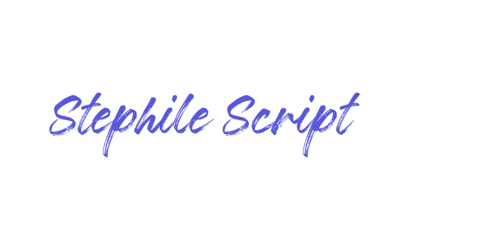 Stephile Script Font Download